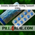 Sildalis Sildenafil 100Mg Tadalafil 20Mg 40